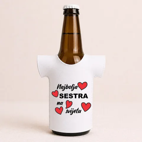 Najbolja sestra na svijetu 2 - Majica za flaše