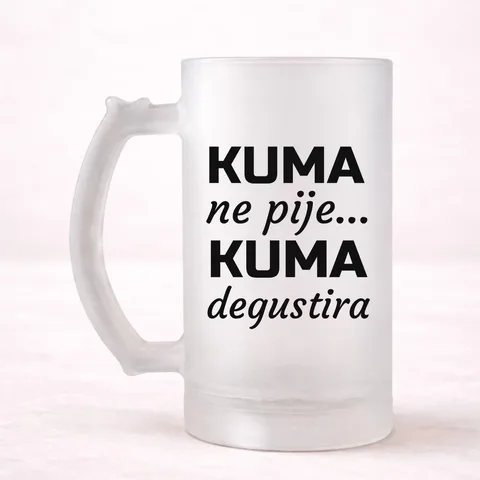 Kuma ne pije, kuma degustira - Krigla – proizvod sa printom