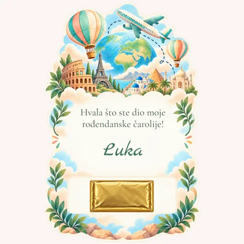 Zahvalnica · Put oko svijeta