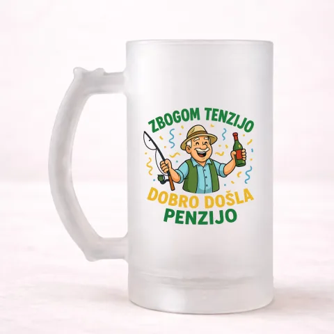 Zbogom tenzijo dobro došla penzijo 3 - Krigla – proizvod sa printom