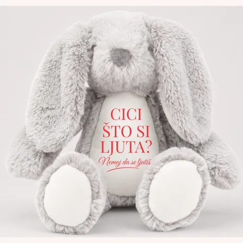 Cici što si ljuta? - Plišana igračka - Zec