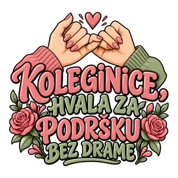 Koleginice, hvala za podršku bez drame na proizvodu