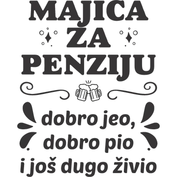 Majica za penziju na izdeleku
