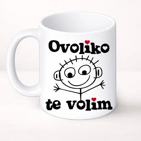 Ovoliko te volim - On - Šolja Classic