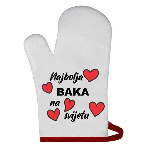 Najbolja baka na svijetu 2 - Rukavica za rernu – proizvod sa printom