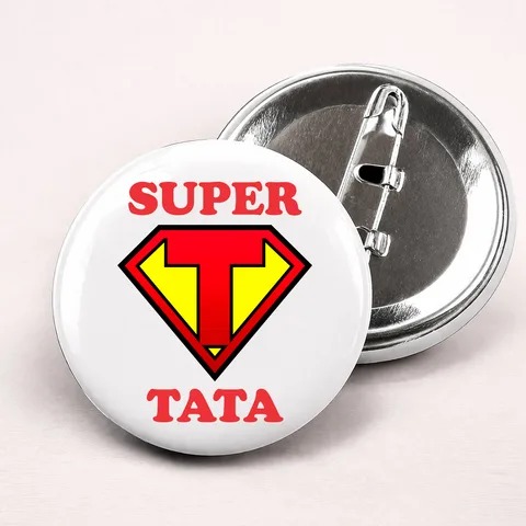 Super tata - Bedževi – proizvod sa printom