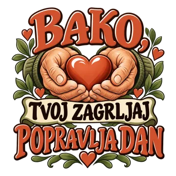 Bako, tvoj zagrljaj popravlja dan na proizvodu