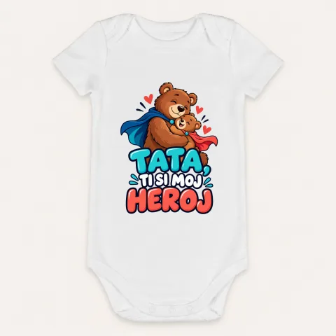 Tata, ti si moj heroj - Bebi bodi