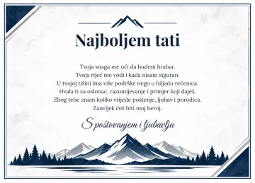 Najboljem tati · Foto kamen na proizvodu