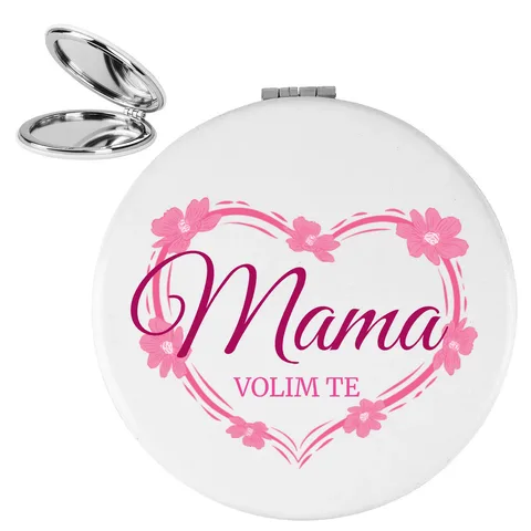 Mama volim te! - Ogledalce – izdelek sa printom