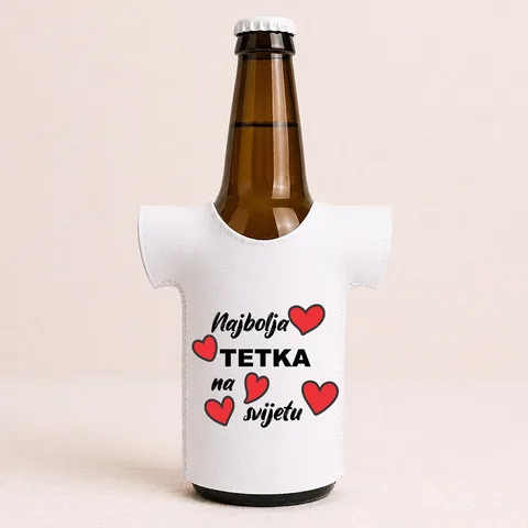 Najbolja tetka - Majica za flaše