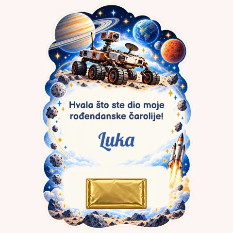 Zahvalnica · Svemirska misija