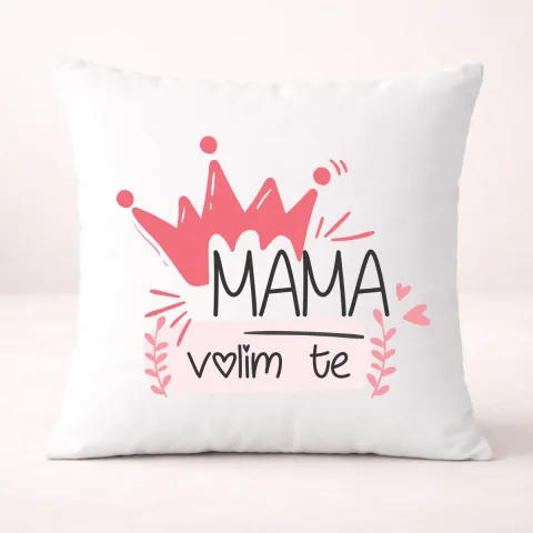 Mama volim te - Jastuk – proizvod sa printom