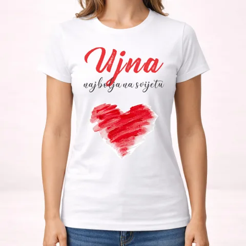 Ujna najbolja na svijetu - Majica - Ženska – proizvod sa printom