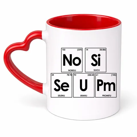 No Si Se U Pm - Šolja Srce