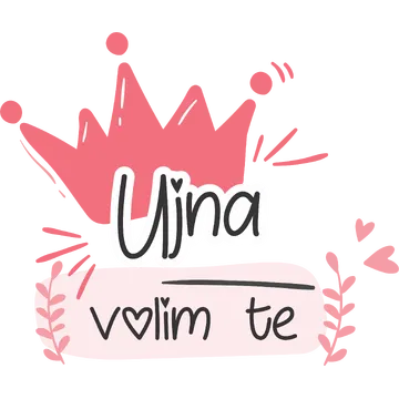 Ujna volim te na proizvodu
