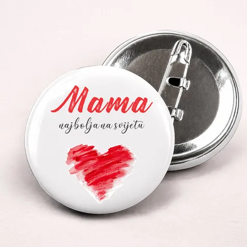 Mama najbolja na svijetu - Bedževi