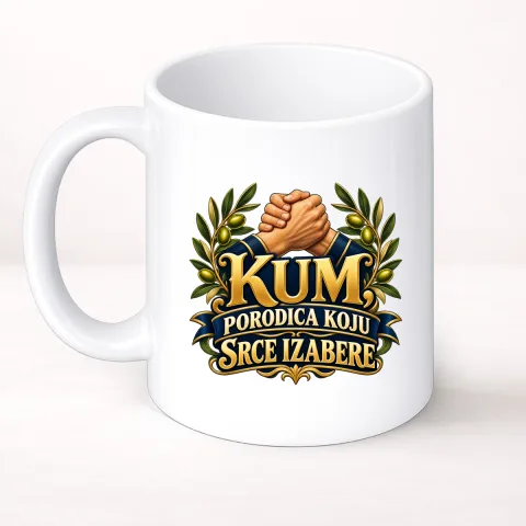 Kum, porodica koju srce izabere - Šolja Classic