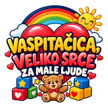 Vaspitačica, veliko srce za male ljude na proizvodu