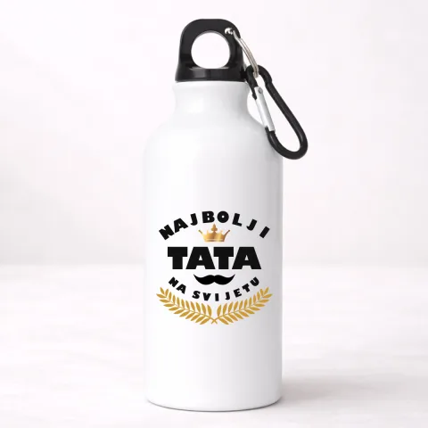 Najbolji tata na svijetu - Aluminijumska boca – proizvod sa printom