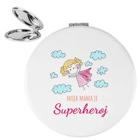 Moja mama je superheroj - Ogledalce – izdelek sa printom