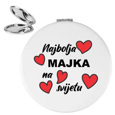 Najbolja majka na svijetu - Ogledalce – izdelek sa printom