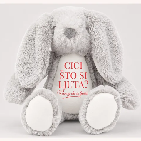 Cici što si ljuta? - Plišana igračka - Zec