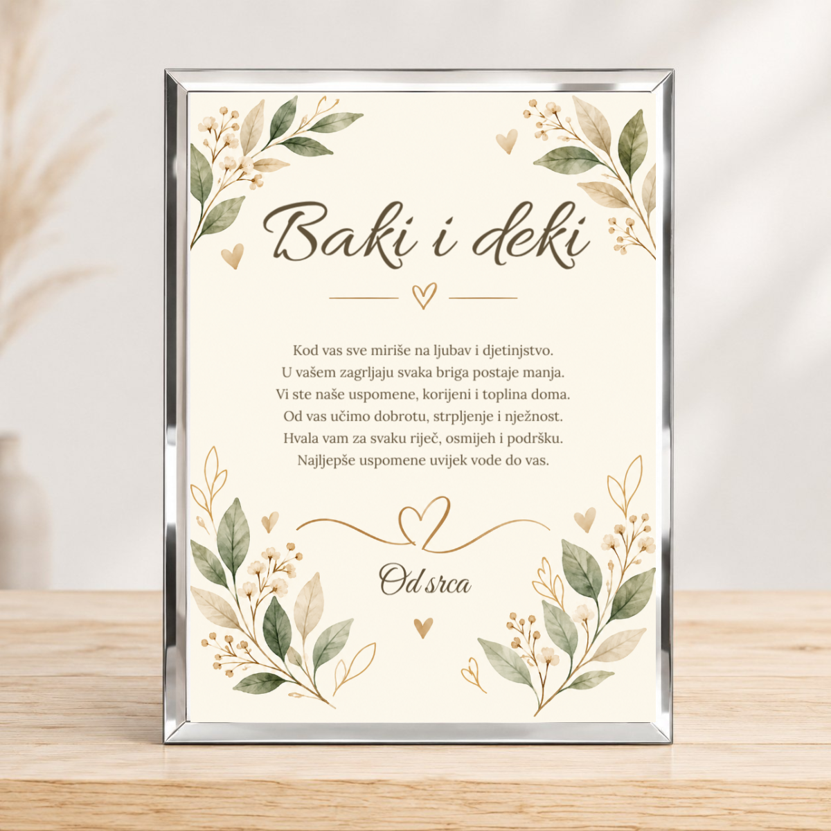 Baki i deki · Foto staklo – uspravno – prikaz proizvoda