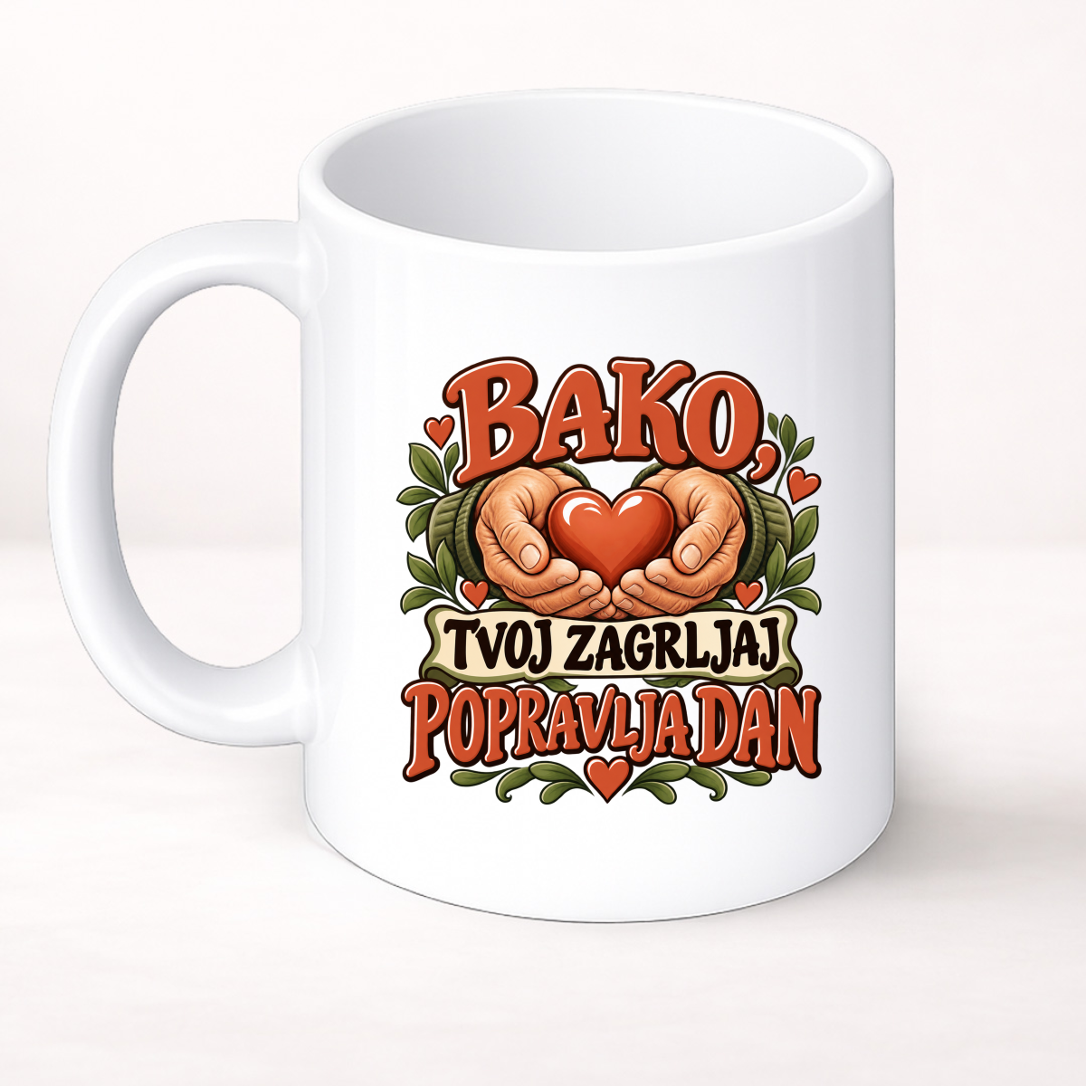 Bako, tvoj zagrljaj popravlja dan - Šolja Classic – prikaz proizvoda