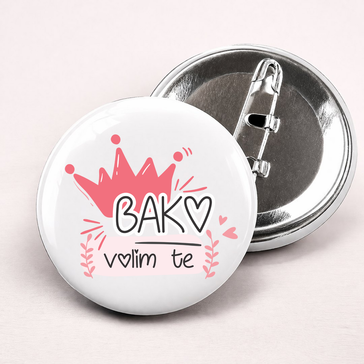 Bako volim te - Bedževi – prikaz proizvoda