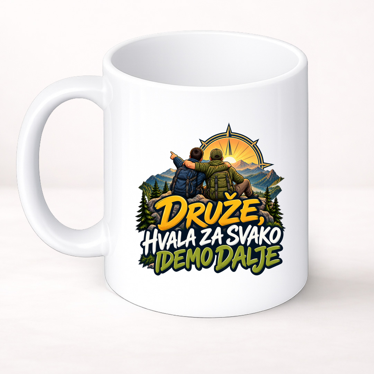 Druže, hvala za svako idemo dalje - Šolja Classic – prikaz proizvoda