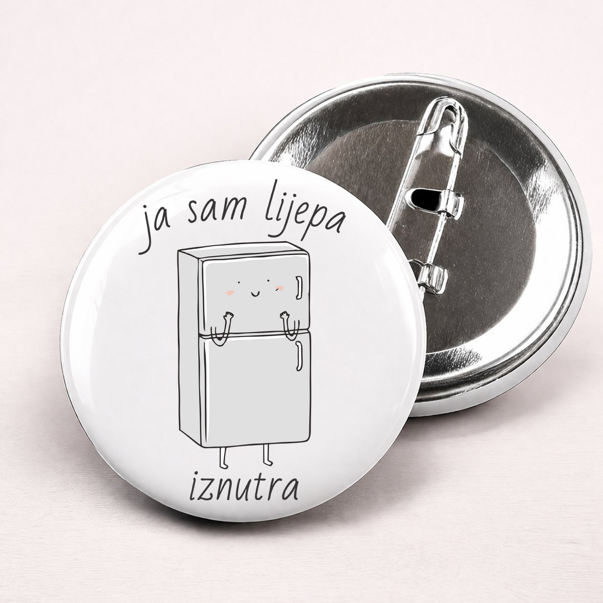 Ja sam lijepa iznutra - Bedževi – prikaz proizvoda