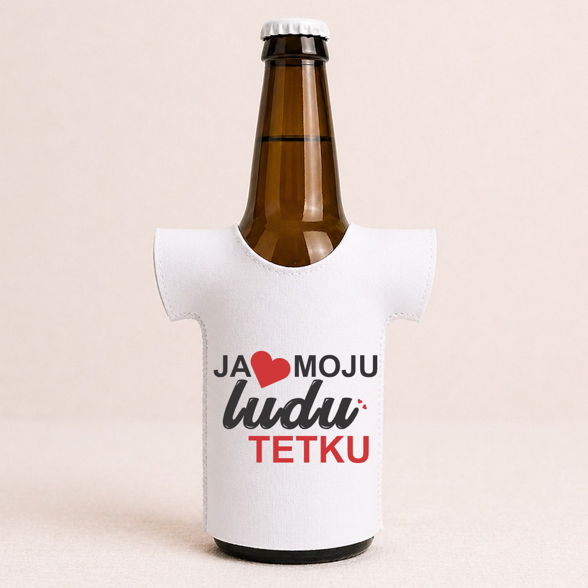 Ja volim moju ludu tetku - Majica za flaše – prikaz proizvoda