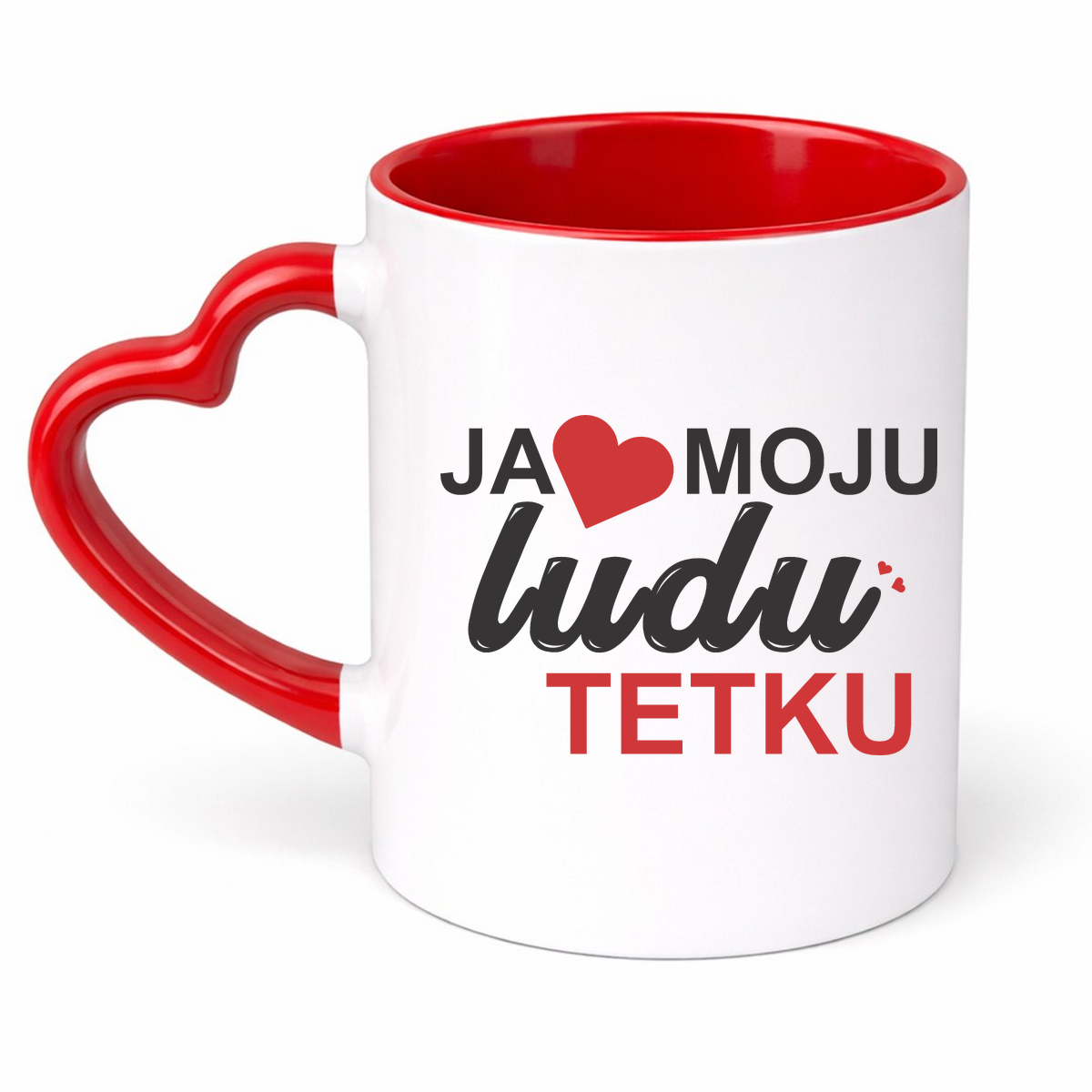 Ja volim moju ludu tetku - Šolja Srce – prikaz proizvoda
