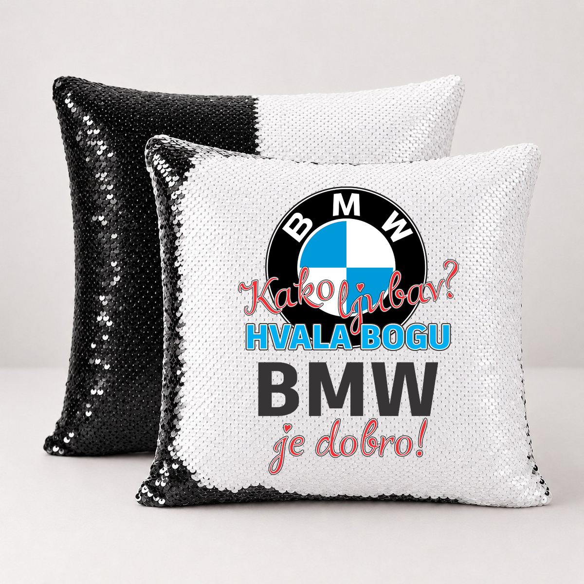 Kako ljubav Hvala bogu BMW je dobro - Jastuk magični – prikaz izdelka
