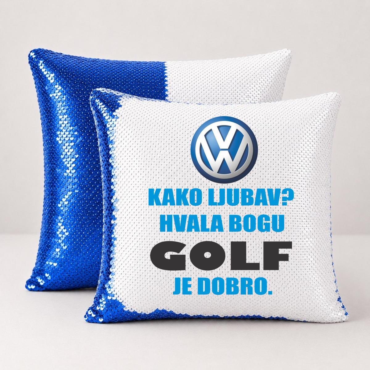 Kako ljubav? Hvala bogu GOLF je dobro - Jastuk magični – prikaz proizvoda