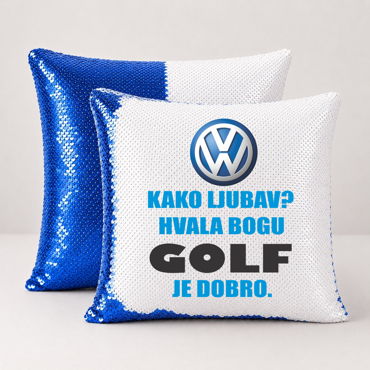Kako ljubav? Hvala bogu GOLF je dobro - Jastuk magični – prikaz izdelka