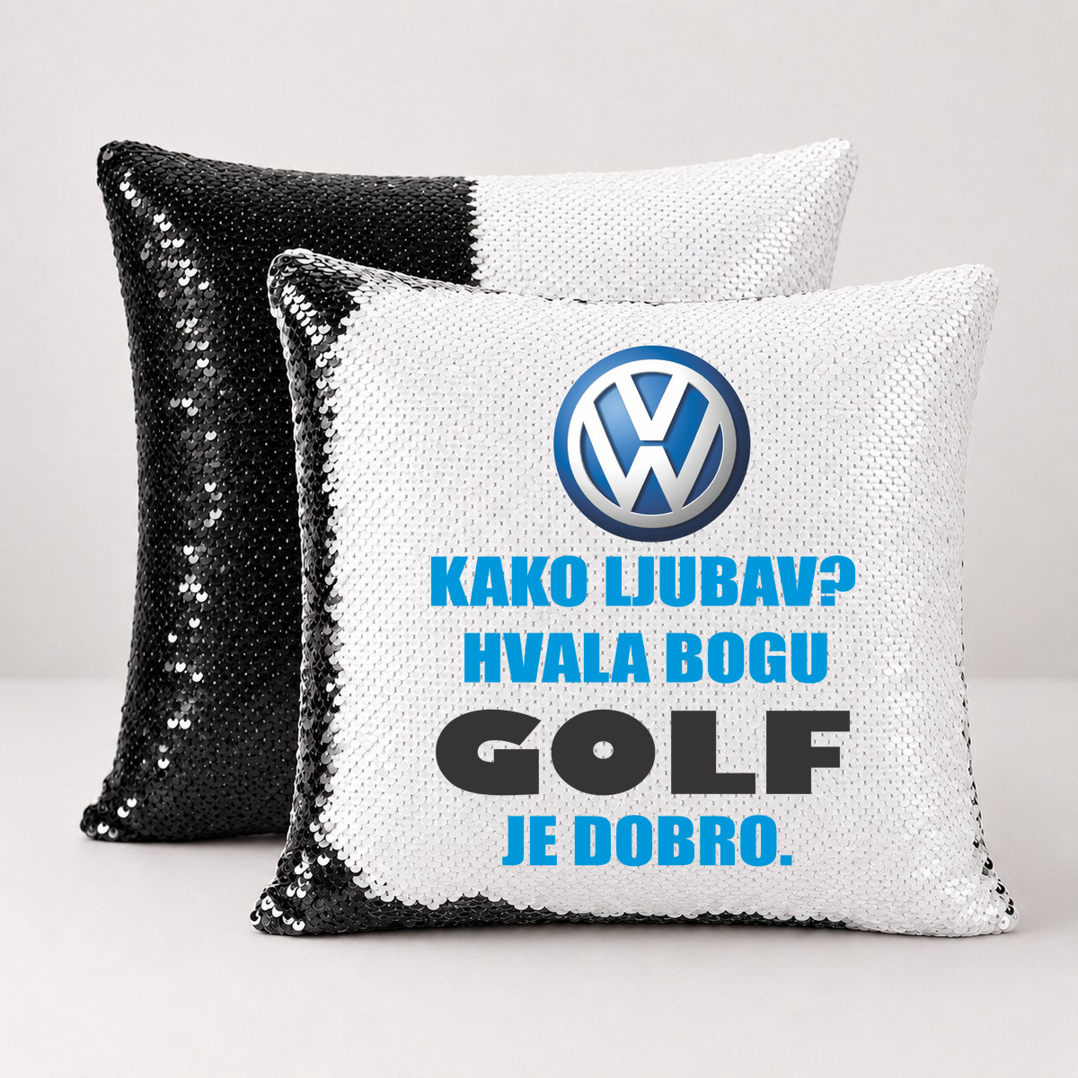 Kako ljubav? Hvala bogu GOLF je dobro - Jastuk magični – prikaz izdelka