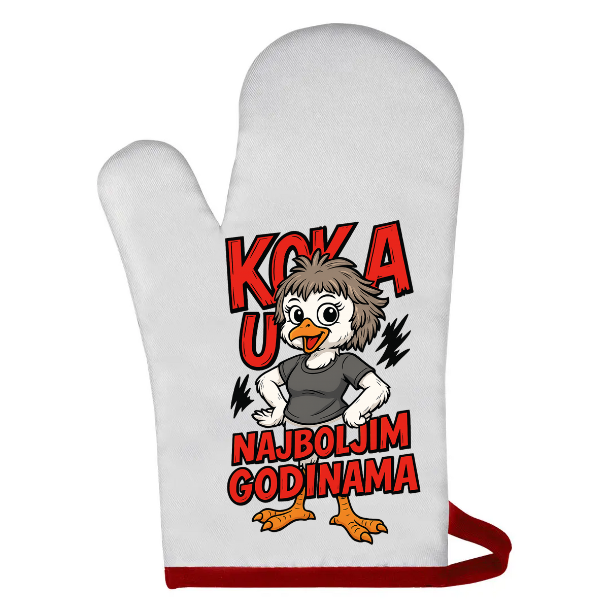 Koka u najboljim godinama - Rukavica za rernu – prikaz proizvoda