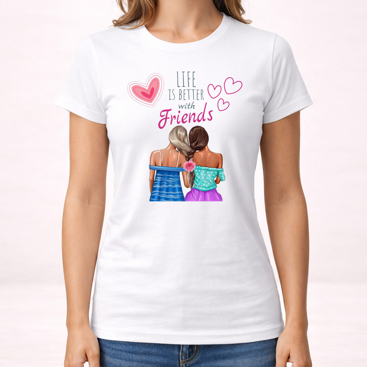 Life is better with Friends - Majica - Ženska – prikaz proizvoda
