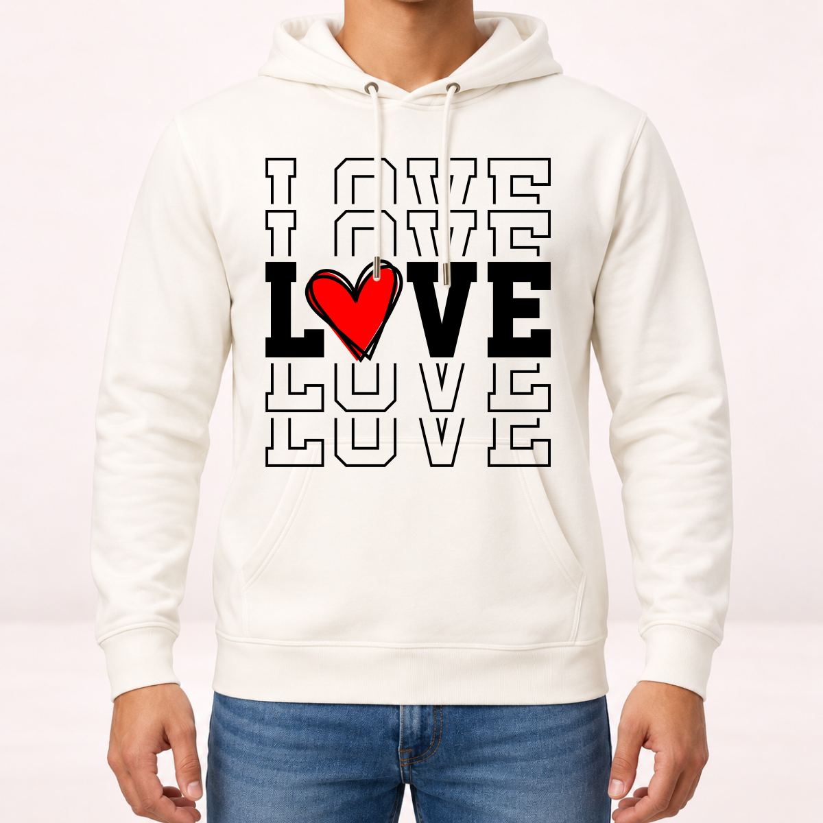 Love - Dukserica sa kapuljačom – prikaz proizvoda