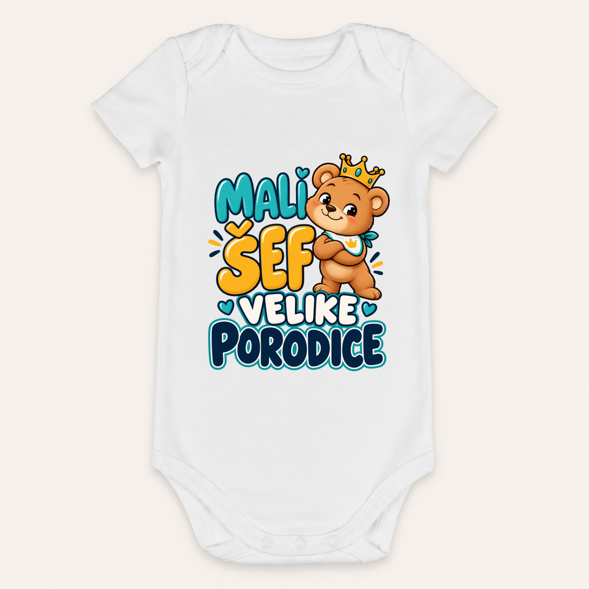 Mali šef velike porodice - Bebi bodi – prikaz izdelka
