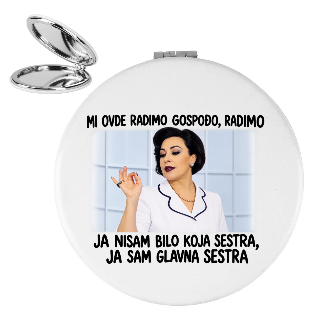 Mi ovde radimo gospođo 2 - Ogledalce – prikaz proizvoda