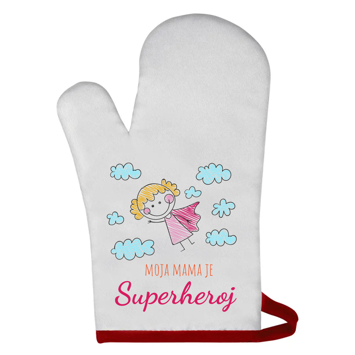 Moja mama je superheroj - Rukavica za rernu – prikaz proizvoda