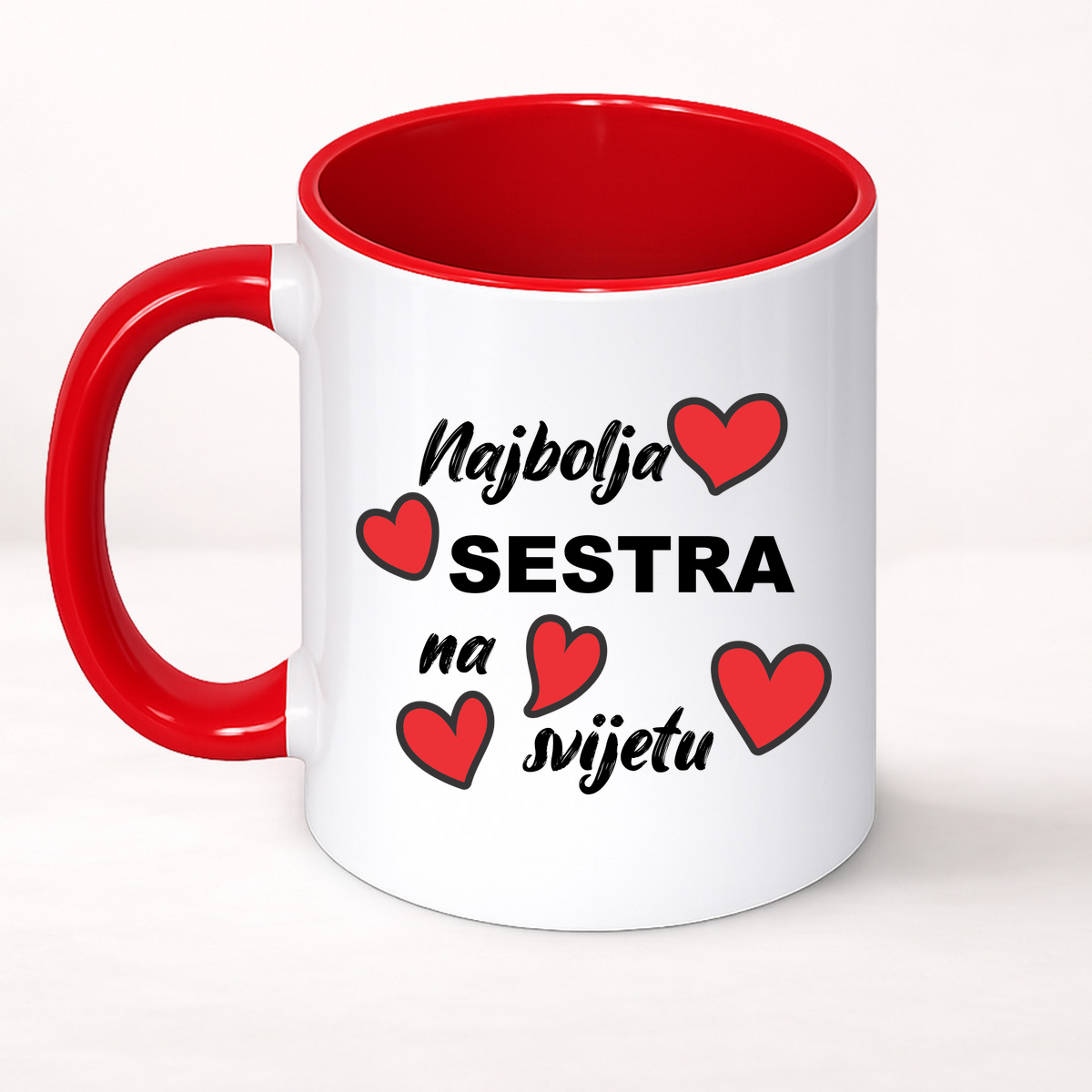Najbolja sestra na svijetu 2 - Šolja Classic – prikaz izdelka