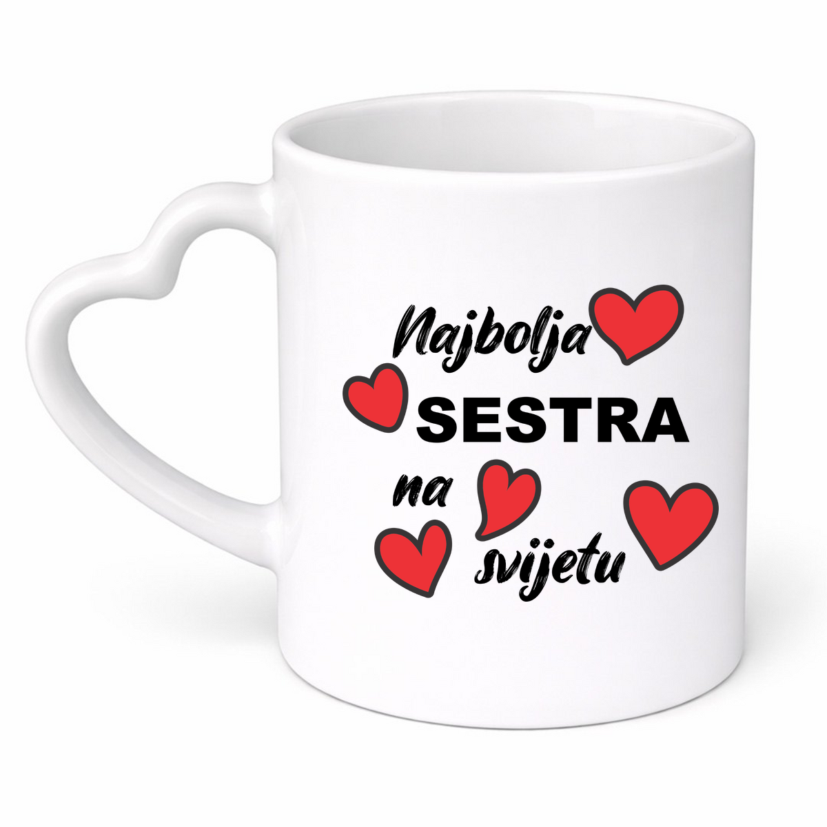 Najbolja sestra na svijetu 2 - Šolja srce – prikaz proizvoda