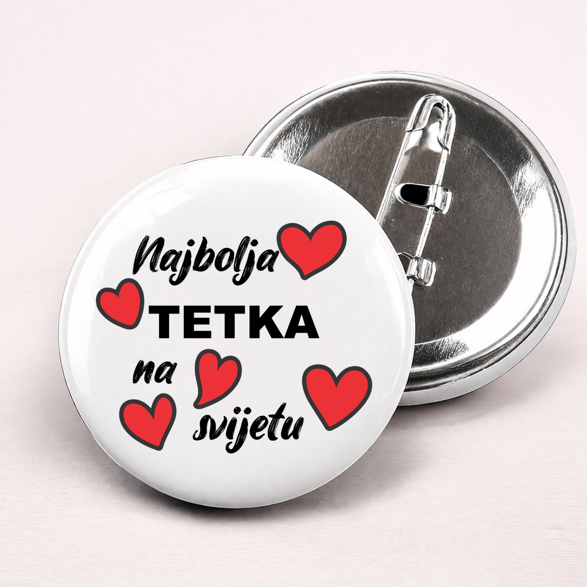 Najbolja tetka - Bedževi – prikaz proizvoda