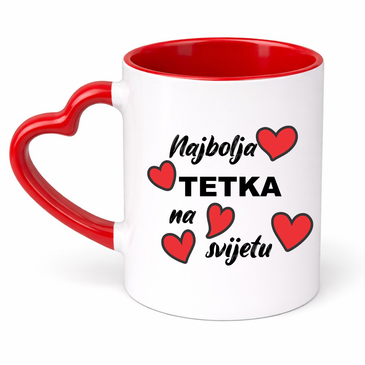 Najbolja tetka - Šolja Srce – prikaz proizvoda