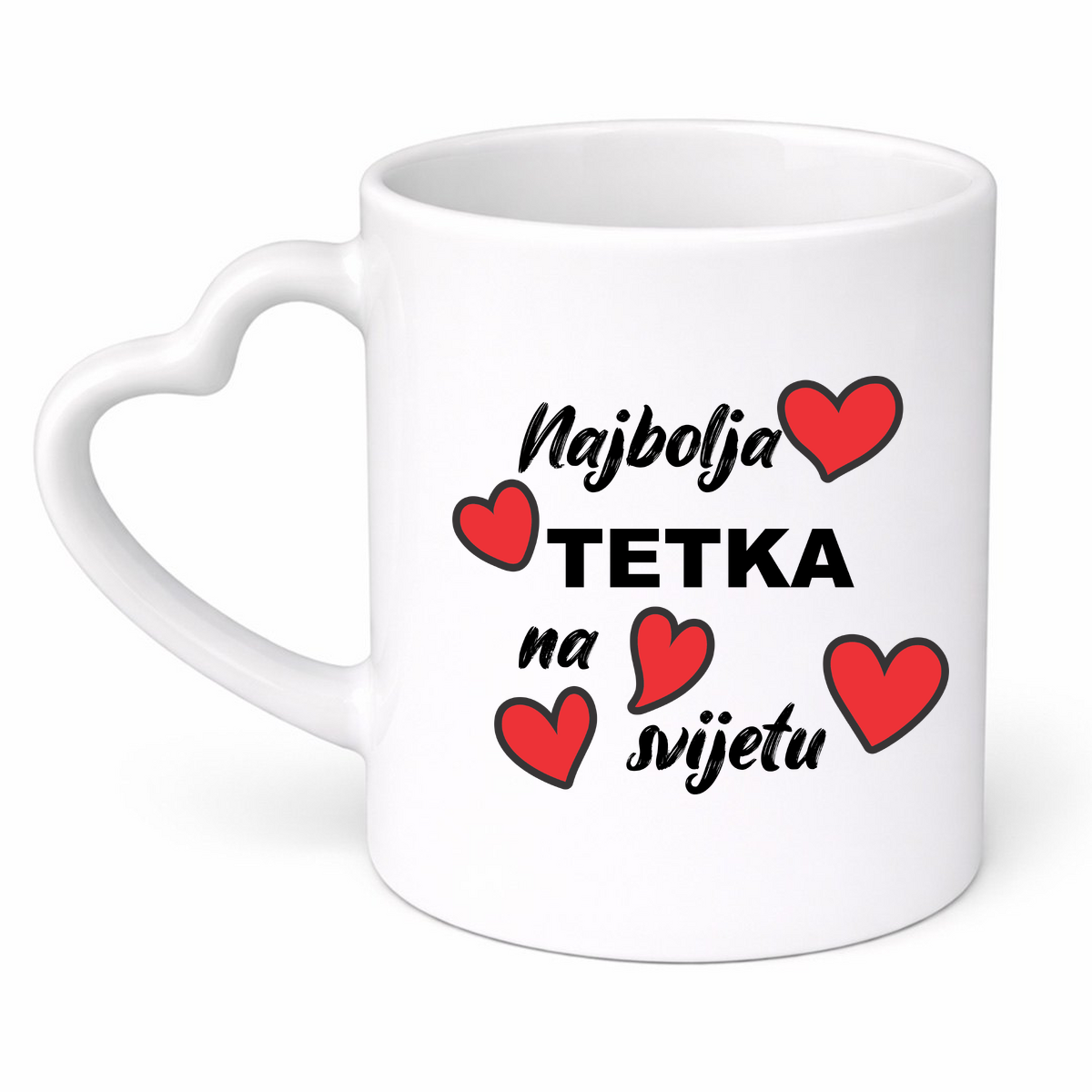 Najbolja tetka - Šolja srce – prikaz proizvoda