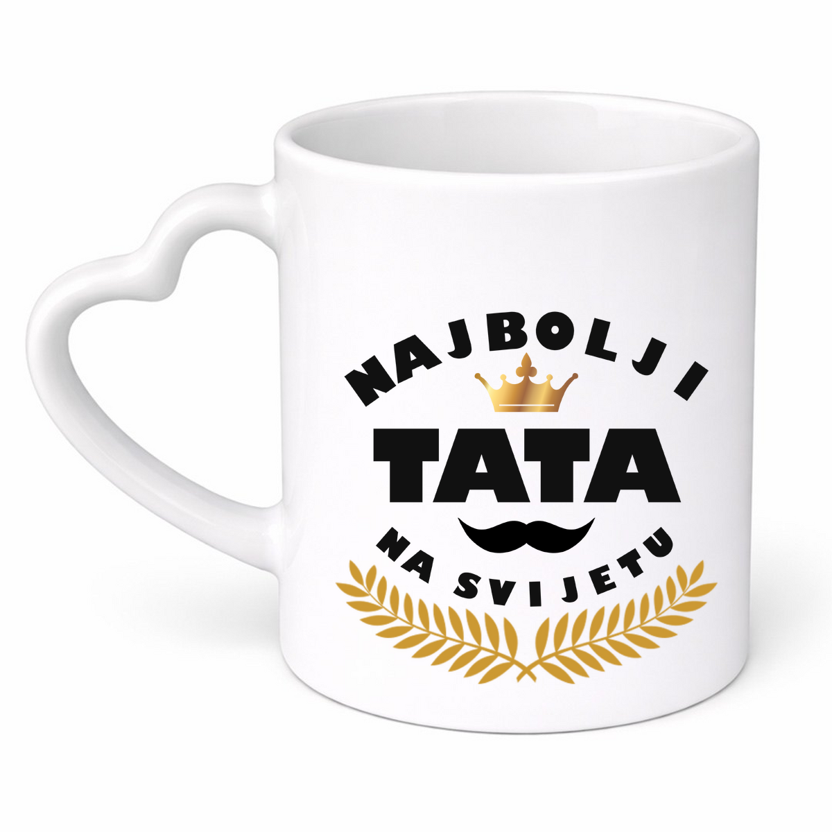 Najbolji tata na svijetu - Šolja srce – prikaz izdelka